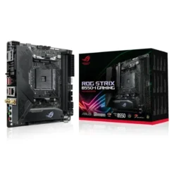 Placa Madre Mini ITX ASUS ROG STRIX B550-I Gaming AMD AM4 DDR4 WiFi 6 (MPN ROG STRIX B550-I GAMING, Placas madres para PC) img-1