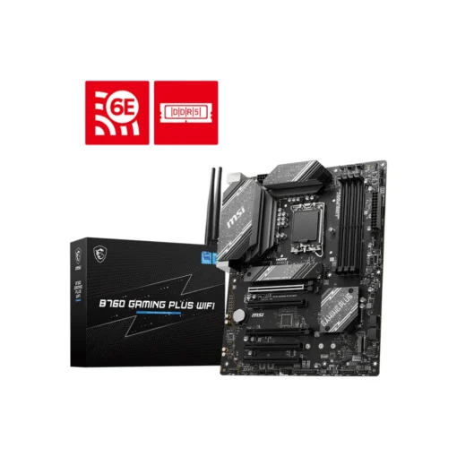 Placa Madre Msi B760 Gaming Plus Wifi DDR5 (MPN 911-7D98-046, Placas madres para PC) img-1