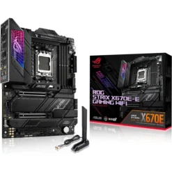 Placa Madre (AM5, DDR5, M.2 PCIe 5.0, WiFi 6E) (MPN ROG STRIX X670E-E GAMING WIFI, Placas madres para PC) img-1
