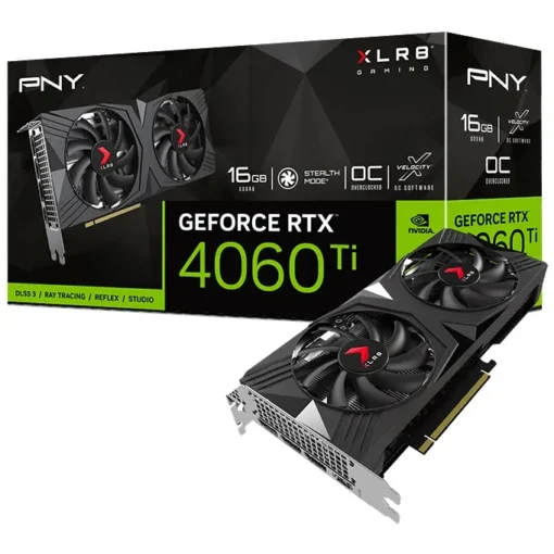 Pny Tarjeta De Video Rtx 4060 Ti 16Gb Df VCG4060T16DFXPB1