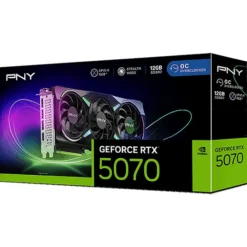 Pny Tarjeta De Video Rtx 5070 12Gb Argb Oc 3Xfan (MPN VCG507012TFXXPB1-O, Tarjetas gráficas para PC) img-1