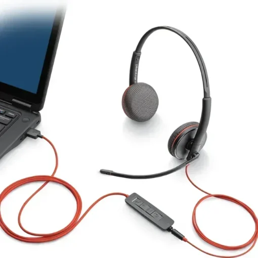 Poly Auriculares Plantronics Blackwire 3220 Uc (Estéreo, Con Cable Usb Tipo A (MPN 209745-101, Audífonos) img-1