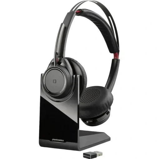 Poly Auriculares Plantronics Voyager Focus, Bluetooth, Binaura (MPN 202652-102, Audífonos) img-1