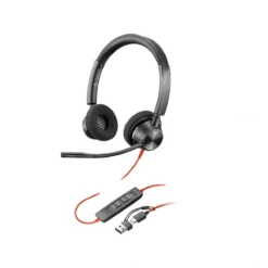 Poly Audifono Blackwire 3320 Stereo, Microsoft Teams Certified, Usb-C +Usb-C/A (MPN 8X220AA, Audífonos) img-1