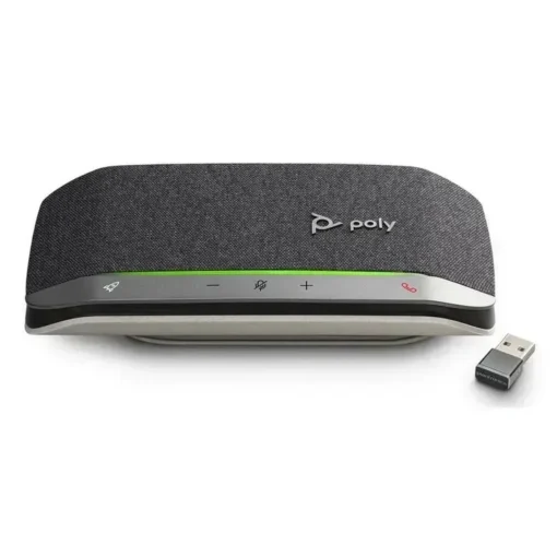 Poly Parlante Portátil Sync 20 (Universal, Usb-A/Bluetooth, Plata/Negro (MPN 216865-01, Parlantes para Videoconferencias) img-1