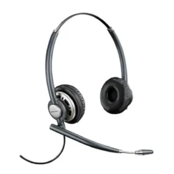 Auricular Poly EncorePro HW720 Biaural, Micrófono Cancelación Ruido, Negro (MPN 78714-101, Audífonos) img-1