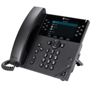 Poly Teléfono Vvx 450 Con Pantalla De 4.3“ (Hd Voice, Acoustic Clarity, Usb 2200-48840-025