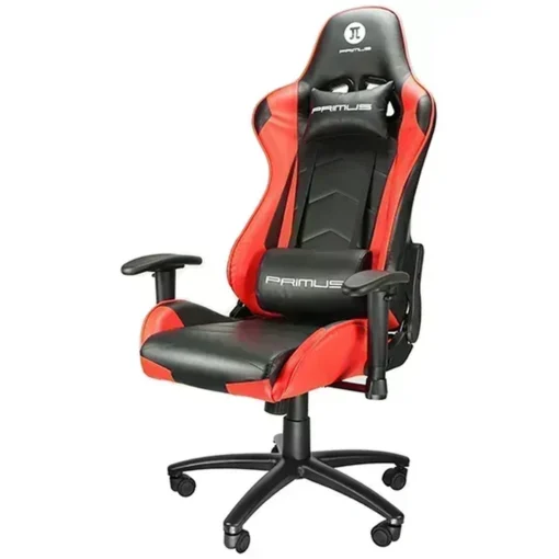 Silla Gaming Primus Thronos 100T, 120Kg, Roja, Reposabrazos 2D (MPN PCH-102RD, Sillas) img-1