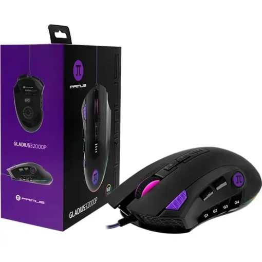 Primus Gaming Mouse Usb Cableado Botones: 12 9 Esquemas De Efectos De Luz Por (MPN PMO-302, Mouses) img-1