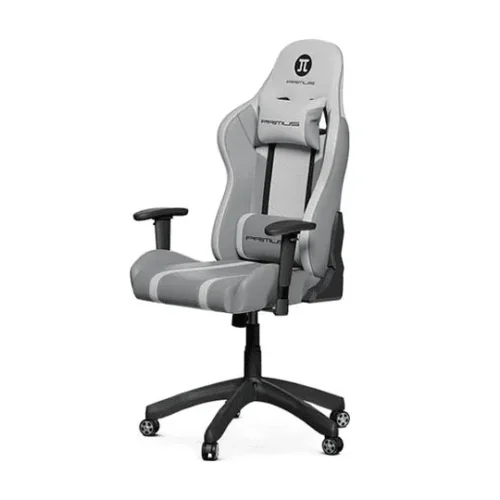 Silla Gamer Primus Thronos100, Ergonómica, Reclinable, Blanco/Gris (MPN PCH-103BB, Sillas) img-1