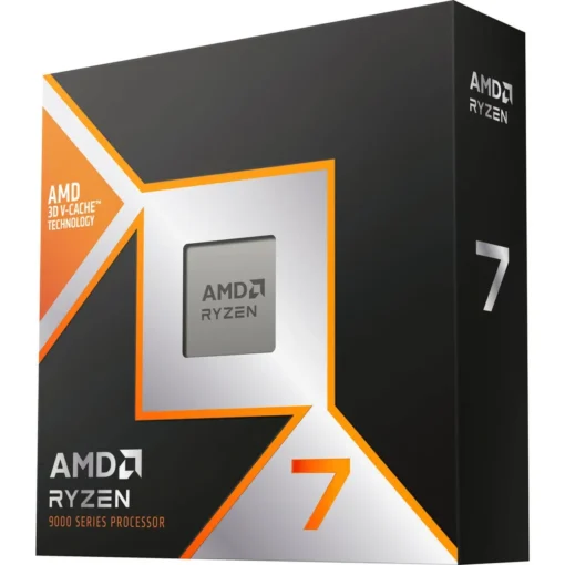 Procesador AMD Ryzen 7 9800X3D, 8 Núcleos 16 Hilos, 4,7 a 5,2 GHz AMD 3D V-Caché (MPN 100-100001084WOF, Procesadores para PC) img-1