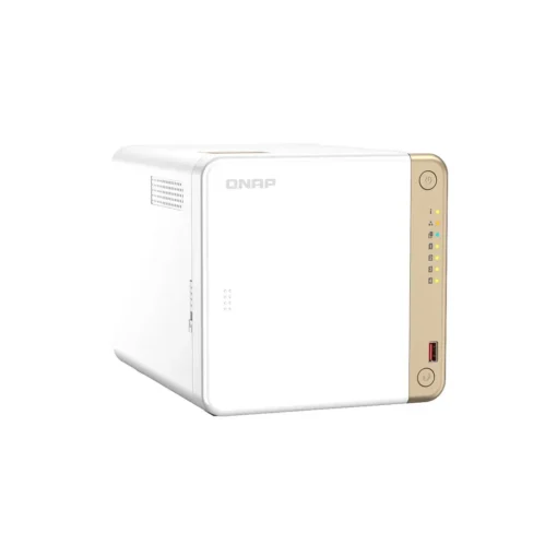 Qnap Servidor Nas Celeron N4505 2Core Compatible Con 2 Discos M.2 Y 4 Bahias TS-462-4G-US