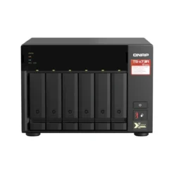 Qnap Servidor Nas Ts-673A Con 6 Bahías (Ryzen V1500B, 8Gb Ram, Rj45 2.5Gbe (MPN TS-673A-8G-US, NAS (Almacenamiento en red)) img-1