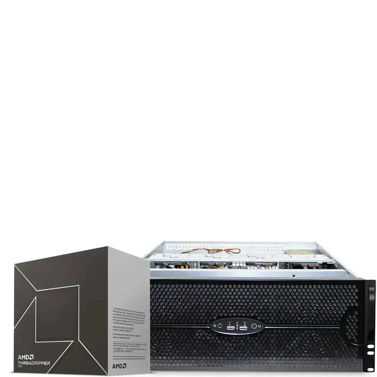 Rackstation AMD Threadripper PRO 7995WX, 2xRTX 5090 32GB, 256GB D5, 6TB NVMe (MPN CE-008917, Workstations Personalizadas) img-1
