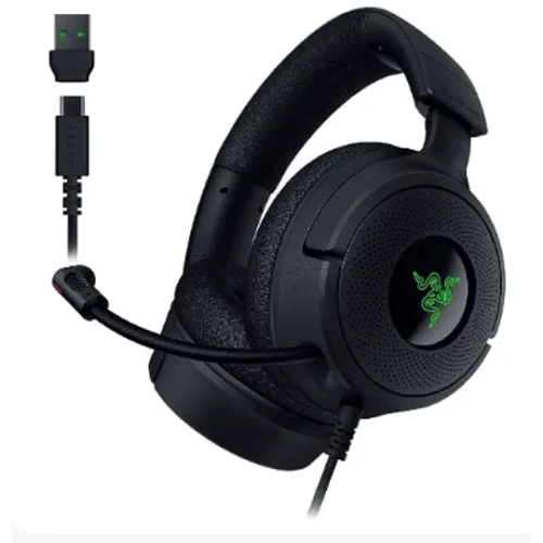 Razer Kraken V4 X 40 Mm 7.1 Mic Cardioide Almohadillas Espuma Viscoelástica (MPN RZ04-05180100-R3U1, Audífonos) img-1