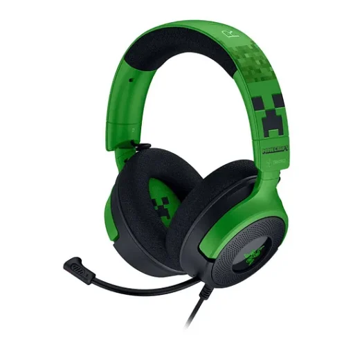 Razer Auriculares Gamer Kraken V4 X Edición Minecraft (Envolvente 7.1, 40Mm (MPN RZ04-05180200-R3M1, Audífonos) img-1