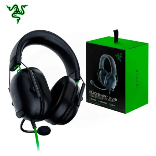 Razer Blackshark V2 X Headset Wired (MPN RZ04-04570100-R3U1, Audífonos) img-1