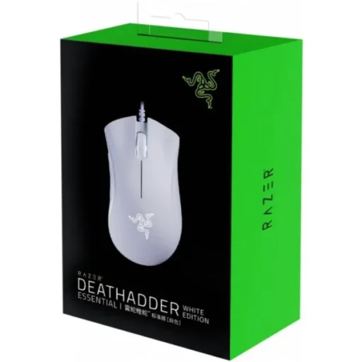 Razer Mouse Gamer Deathadder Essential Blanco Edition 6400 Dpi Wired (MPN RZ01-03850200-R3M1, Mouses) img-1