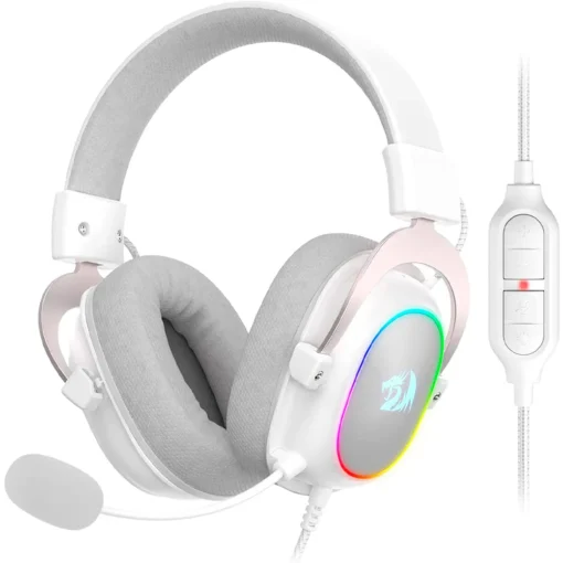 Redragon Audífonos Gamer Zeus X Rgb (Sonido 7.1, Usb, Micrófono Flexible, Rgb, B (MPN H510W-RGB, Audífonos) img-1
