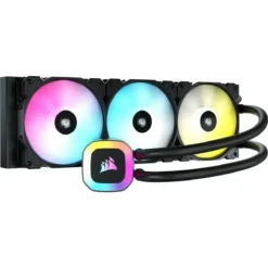 Refrigeración Líquida CPU 360mm Corsair H150 RGB (MPN CW-9060054-WW, Refrigeración para PC) img-1