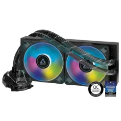 Refrigeración Líquida CPU ARCTIC Liquid Freezer II, 240 A-RGB AiO, LGA 1700, AM5 (MPN ACFRE00093A, Refrigeración para PC) img-1