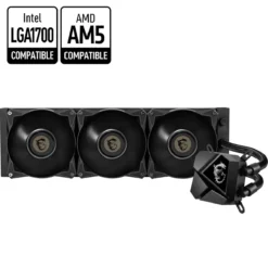 Refrigeración Líquida CPU MSI MAG CoreLiquid P360 Negro, 78.73 CFM (MPN MAG CORELIQUID P360, Refrigeración para PC) img-1