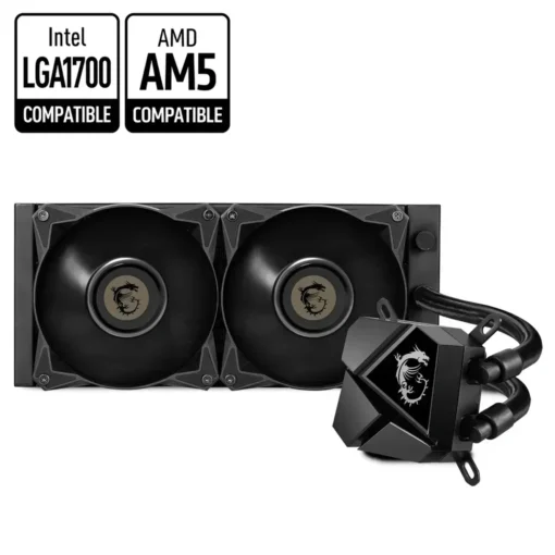 Refrigeración Líquida CPU MSI Mag CoreLiquid P240, LGA 1700, LGA 1200, AM5, AM4, (MPN MAG CORELIQUID P240, Refrigeración para PC) img-1