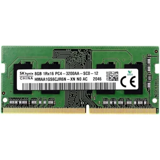 SK Hynix Memoria RAM 8GB SODIMM DDR4 3200 PC4 1Rx16 SO-DIMM (MPN HMAA1GS6CJR6N-XN, Memorias RAM para PC) img-1