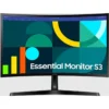 Monitor Samsung Curvo 24", VA, Full HD, 100Hz, HDMI, VESA, Game Mode (MPN LS24D366GALXZS, Monitores) img-1