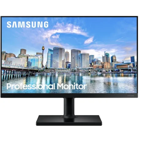 Samsung Monitor 24“ Plano T45F, Panel Ips, Fhd (16:9, 75Hz, 2Xhdmi, 1Xdp, 2Xusb LF24T450FQLXZS