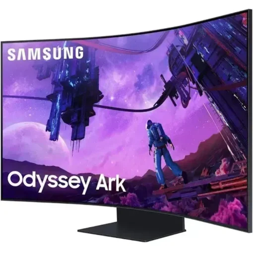Samsung Monitor 55″ – – Gamer Odyssey Ark – Curvatura 1000R – Ultra Hd (MPN LS55BG970NLXZS, Monitores) img-1
