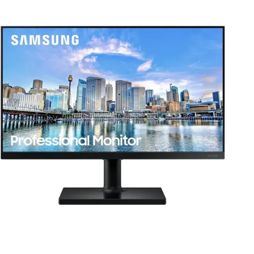 Monitor Samsung 24", IPS, Full HD, 5ms, 75Hz, VESA, 2x HDMI, DisplayPort (MPN LF24T450FQLXZS, Monitores) img-1