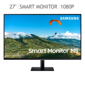 Samsung Monitor Smart M5 27" 1920X1080 60Hz Plano Hdmi/Usb/Wifi/Bt P/N LS27CM500ELXZS