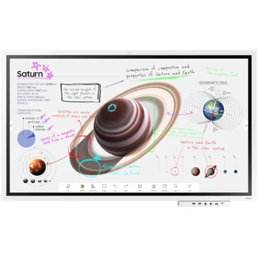 Samsung Pantalla Interactiva Flip 65“ Usb C- Touchscreen Táctil Lh65Wm 65 Wmb LH65WMBWBGCXZA