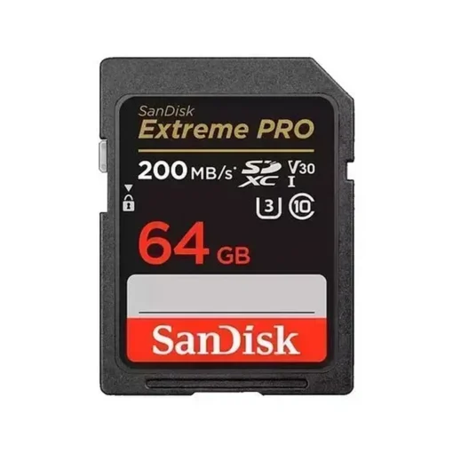Sandisk Extreme Pro Tarjeta De Memoria Flash 64 Gb Video Class V30 / Uhs-I U3 (MPN SDSDXXU-064G-GN4IN, Tarjetas Micro SD) img-1