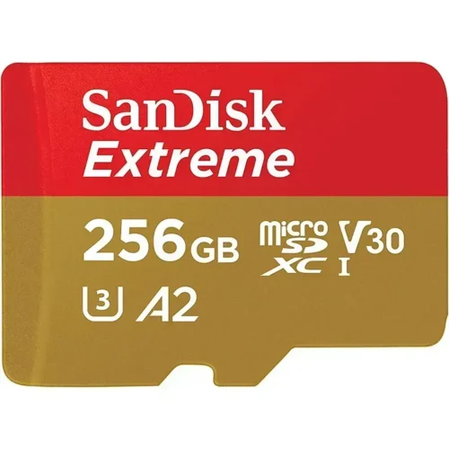 Tarjeta Sandisk Extreme microSDXC 256GB, A2, V30, Adaptador Incluido (MPN SDSQXAV-256G-GN6MA, Pendrives) img-1