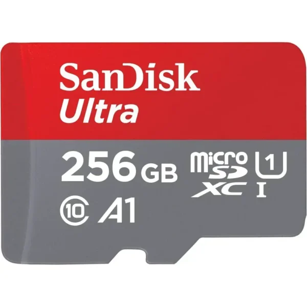 Sandisk Memoria Micro Sd Ultra 256Gb Adaptador Microsdxc A Sd Incluido A1 / Uhs SDSQUAC-256G-GN6MA img-1