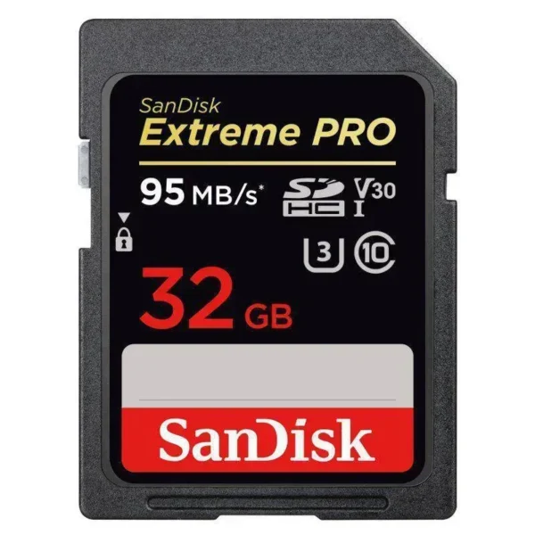 Sandisk Memoria Sdhc 32Gb Extreme Pro, C10, U3, V30, Lectura 95 Mb/S SDSDXXG-032G-GN4IN img-1
