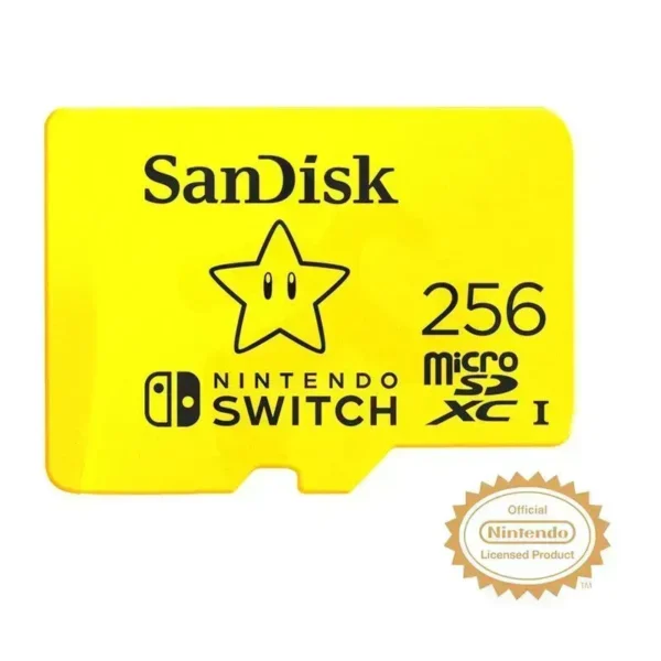 Sandisk Nintendo Switch Tarjeta De Memoria Flash 256 Gb Video SDSQXAO-256G-GNCZN