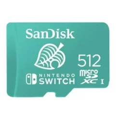 Tarjeta MicroSD Sandisk 512GB Nintendo Switch, Clase 10, 100MB/s (MPN SDSQXAO-512G-GNCZN, Tarjetas Micro SD) img-1