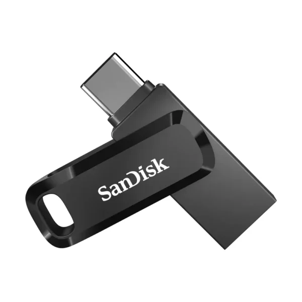 Sandisk Pendrive Ultra Dual Drive Go de 256GB (USB-C/USB-A, Negro) SDDDC3-256G-G46