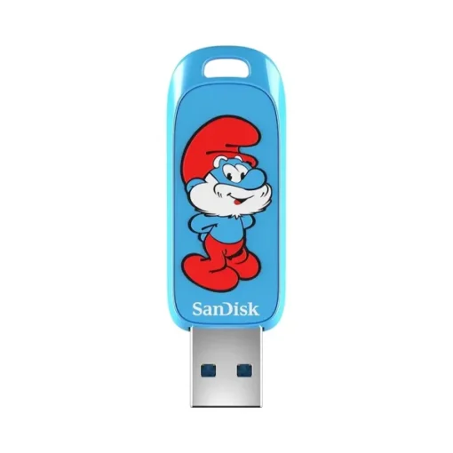 Sandisk Smurfs Usb Flash Drive 128Gb (MPN SDCZIS-128G-G46, Pendrives) img-1