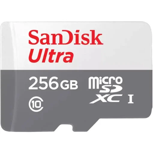 Sandisk Ultra Tarjeta De Memoria Flash (Adaptador Microsdxc A Sd Incluido) 256 SDSQUNR-256G-GN6TA