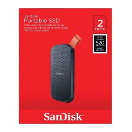 SSD Externo SanDisk 2TB, USB-C, Velocidad 800MB/s (MPN SDSSDE30-2T00-G26, Discos externos) img-1