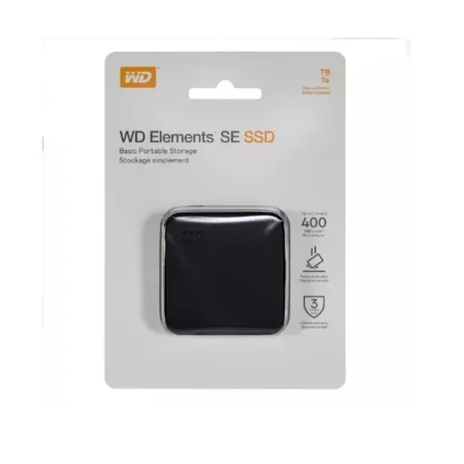 Sandisk Wd Elements Se Wdbayn0010Bbk Ssd 1 Tb Externo (Portátil) Usb 3.0 (MPN WDBAYN0010BBK-WESN, Discos externos) img-1