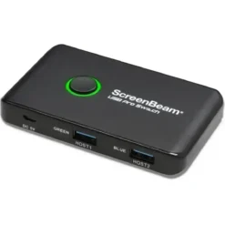 Screenbeam Conmutador Usb Pro ( Interruptor Para Compartir Periférico Usb, 4 X (MPN SBUSBSW4, Adaptadores y Accesorios De Red) img-1