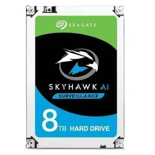 Seagate Disco Duro Skyhawk Ai De 8Tb (3.5“, Serial Ata Iii 6 Gbit/S, 7200 Rpm (MPN ST8000VE000, Almacenamiento para PC) img-1