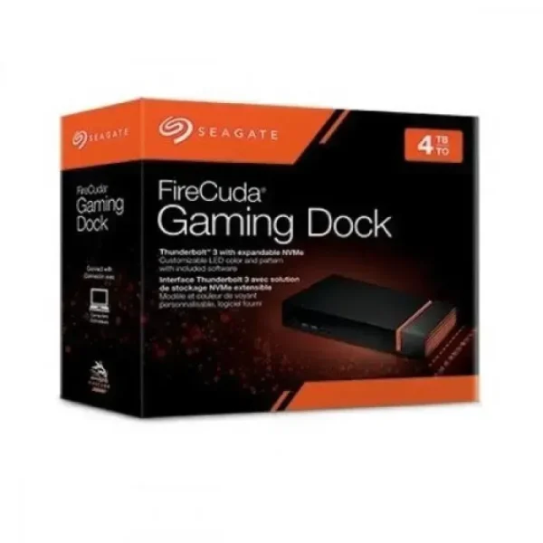 Seagate Disco Portátil Firecuda Gaming Dock , Thunderbolt 3, Dp, Hdd, 4Tb STJF4000400 img-1