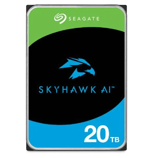 Seagate Skyhawk Ai Disk Drive 20 Tb 3.5" 7200 Rpm (MPN ST20000VE003, Almacenamiento para PC) img-1