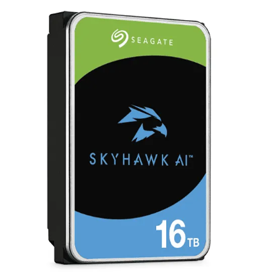Disco Duro Seagate Skyhawk Ai SATA 7200RPM Para Nvr Con Ia Y, 16TB